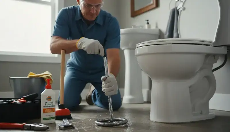 Expert Plumbing Pro - clogged-toilet-repair
